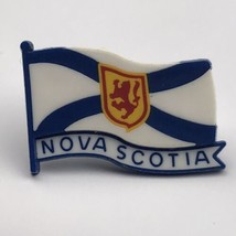 Nova Scotia Flag Pin Canada Vintage Plastic - $9.95