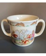 ROYAL DOULT0N BUNNYKINS SKATING - CHILDS TWO HANDLED MUG/CUP - FINE BONE... - €16,88 EUR