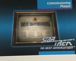 Star Trek Next Generation Trading Card 1992 #48 Commission Plaque - £1.54 GBP