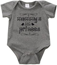VRW Mommys Little princess unisex baby Onesie Romper Bodysuit (18 months, Grey) - £11.67 GBP