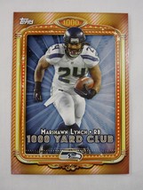 2013 Topps #5 Marshawn Lynch 1000 Yard Club - $2.65