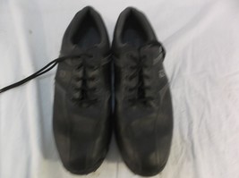 Mens sz9M Golf Shoes 45471 Footjoy Greenjoys Soft Spikes Black w/FLEX Zone - £18.07 GBP