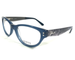 GUESS Gafas Monturas GU2334 BL Azul Violeta Estampado de Piel Serpiente ... - $65.09