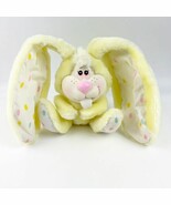 Vintage 1984 Mattel Emotions 6” Jelly Bean Yellow Bunny Plush Vinyl Face... - $75.08 CAD