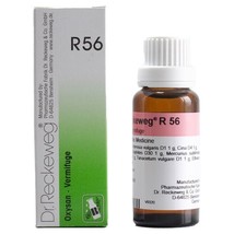 3x Dr Reckeweg Germany R56 Worms Drops 22ml | 3 Pack - £19.83 GBP