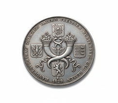 1829 Ludwig I. Bayern Handelsabkommen Gedenk-Nachschlagmedaille - $18.57 CAD