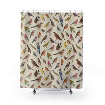 Vintage Style Bird Print Shower Curtains - $69.98