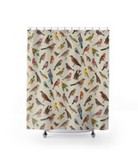 Vintage Style Bird Print Shower Curtains - £52.66 GBP