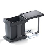 Hailo Solo Pull-Out Trash Can System with DoorKit and Lid 20 Liters Slat... - $198.61 CAD
