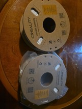 Lot of 2 Creality Hyper Series PLA 3d printer Filament. 2 White,  - $38.79