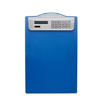Alco-Albert 5518Clipboard with Solar Calculator, DIN A4, Scale, Blue  - $38.00