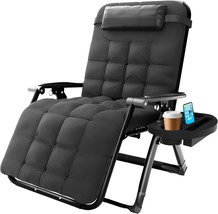 Elevens Oversized Zero Gravity Chair: 30&quot; Reclining Patio Lounge, 500Lb Support. - $163.98