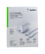 OEM ORIGINAL BELKIN WALL HOME TRAVEL CHARGER USB-C CABLE FOR SAMSUNG MOT... - £13.45 GBP