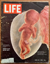VTG Life Magazine April 30 1965 Living 18-Week-Old Fetus Shown Amniotic Sac - £7.90 GBP