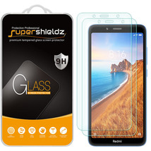 [2-Pack] Tempered Glass Screen Protector For Xiaomi Redmi 7A - £14.17 GBP