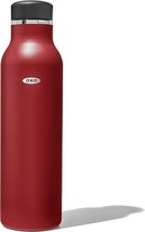 OXO Insulated Water Bottle with Standard Lid, 20 oz, Garnet - £12.91 GBP