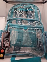 Summit Ridge Clear Backpack 18&quot; Green Trim NEW - £16.79 GBP