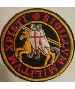 Knight&#39;s Templar Circle Christian Order 4 Inch Patch - £7.04 GBP