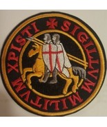 Knight&#39;s Templar Circle Christian Order 4 Inch Patch - $173.08 MXN