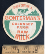 VTG Gonterman&#39;s Ponca City Oklahoma OK Guernsey Farm Raw Milk Bottle Cap... - $8.59