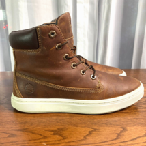 Timberland Londyn Ankle Boot Women 8 Brown Leather High Top Sneaker A1IT... - £33.30 GBP