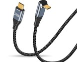 90 Degree Usb C Cable 6.6Ft/2M, 240W Usb C Charging Cord, Right Angle Us... - $17.99