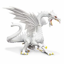 Safari LTD Glow in the Dark Snow Dragon 10120 Mythical Realms Collection - £13.29 GBP