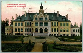 Administration Building University Of Washington Seattle WA 1910 DB Postcard I9 - £5.38 GBP