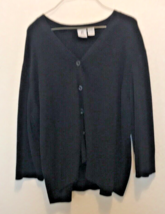 G Knitwear Women’s Black Cardigan Size 2X - $17.86