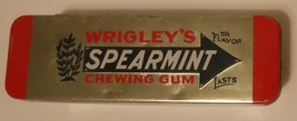 Wrigley&#39;s Spearmint Chewing Gum Collectable Tin Canister - £5.37 GBP