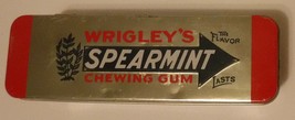 Wrigley&#39;s Spearmint Chewing Gum Collectable Tin Canister - $6.79