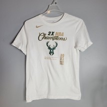 Milwaukee Bucks Womens Shirt Small Nike 2021 NBA Finals Champions - $13.62