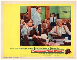 *INHERIT THE WIND (1960) Exhausted Spencer Tracy &amp; Gene Kelly with Dick ... - $95.00