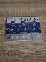 2019-20 Tampa Bay Lightning #TT-4 Upper Deck Hockey Series 1 Team Triples - $1.82