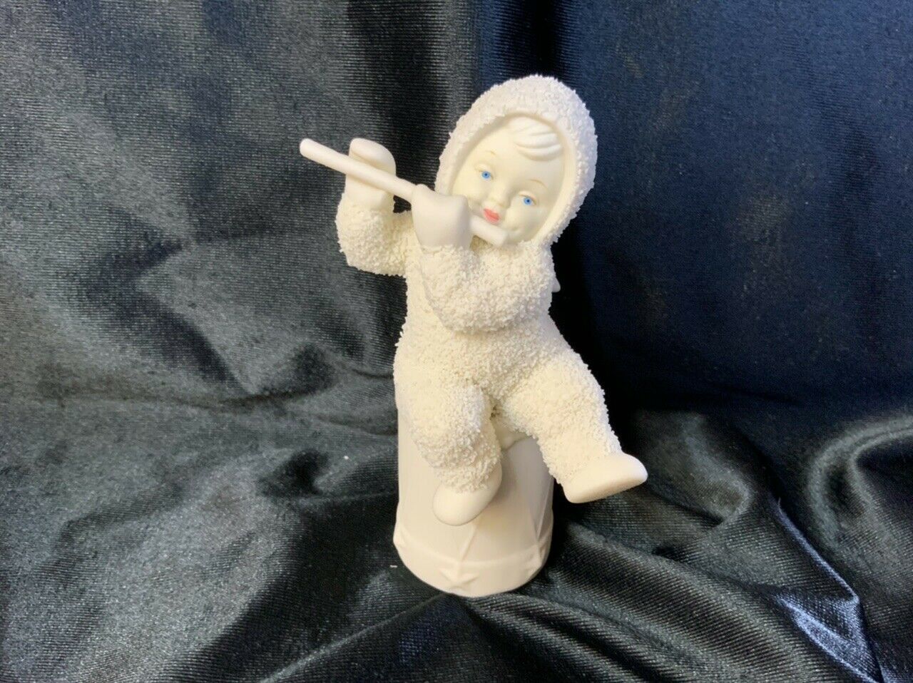 Primary image for Department 56 Snowbabies Angel Wings I’ll Play A Christmas Tune Figurine