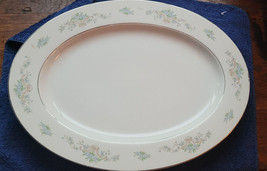 Vintage 12&quot;x9&quot; Oval Platter &quot;Silver Tone&quot; Decorative Collectible Holiday... - £17.37 GBP