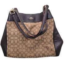 Coach F27579 Signature Jacquard Lexy Shoulder Bag Handbag Purse - $134.97