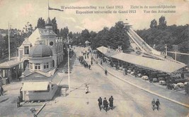 International Exhibition 1913 Attraction Water Chute Ghent Gand Belgium postcard - £5.09 GBP