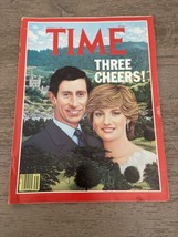 Time Magazine August 3 1981 Three Cheers! Charles &amp; Diana Vintage Newsstand Ed. - £9.48 GBP