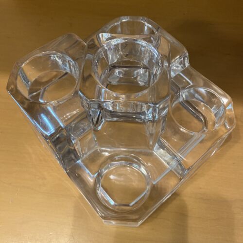 Primary image for PartyLite Crystal Castle 5 Tier Tealight Holder EUC!