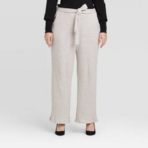 Women&#39;s Plus Size Mid-Rise Cozy Rib Lounge Pants - Who What Wear Gray 3X (NWT) - £44.63 GBP