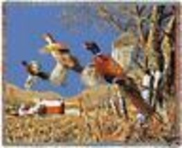 70x53 PHEASANT Bird Farm Hunting Wildlife Tapestry Throw Blanket - $63.36