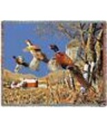 70x53 PHEASANT Bird Farm Hunting Wildlife Tapestry Throw Blanket - £49.61 GBP