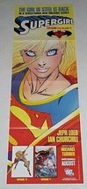 2005 Supergirl 34x11 inch DC Comics promotional promo poster banner 1:Tu... - $23.95