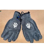 INDIANA HOOSIERS GRAY Smart Touch Knitted Gloves MEDIUM - $16.14