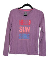 The North Face Girl&#39;s Long Sleeve Reaxion Long Sleeve T-Shirt, Sweet Vio... - $34.64