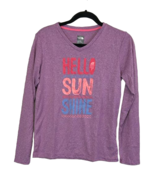 The North Face Girl&#39;s Long Sleeve Reaxion Long Sleeve T-Shirt, Sweet Vio... - £27.17 GBP