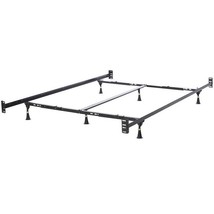 California King Heavy Duty Metal Bed Frame with Headboard Footboard Brackets - $245.49