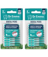 Dental Picks Mint Brush Picks 100Ct/Pack, 2 Packs (200Ct) - $448.65 MXN