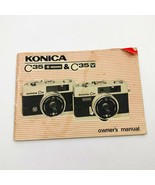 KONICA C35 INSTRUCTION BOOK Great Condition - $12.86